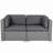 Rister 59'' Wide Wicker with Cushions-1535410300