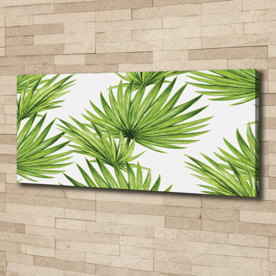 Tropical Leaves - Wrapped Canvas Print