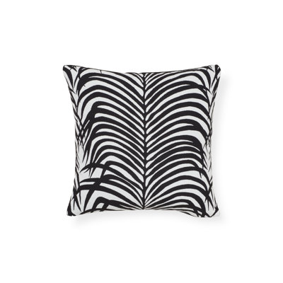 Zebra Palm Indoor/Outdoor Pillow