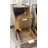 11.8" Fluted Nightstand & Narrow Bedside Table With 2 Drawers Set Of 2-260703197