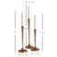 Ensemble de chandelles de table en métal 3 pièces Kimona-118019010