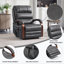 Fauteuil inclinable électrique gris Powerair