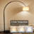 82“ Large Extendable Arc/Arced Floor Lamp