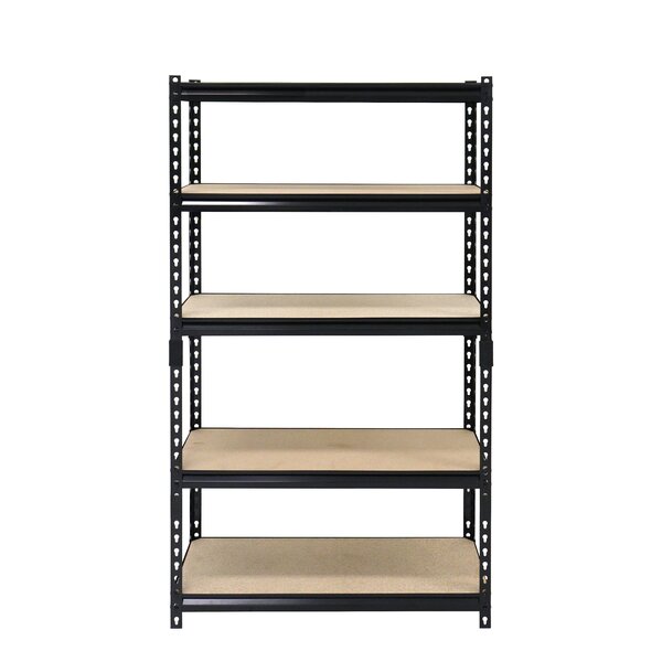 Aljoharah 5-Tier Adjustable 63 x 32 x 16 Steel Shelving Unit, Garage Storage Shelving Unit WFX Utility