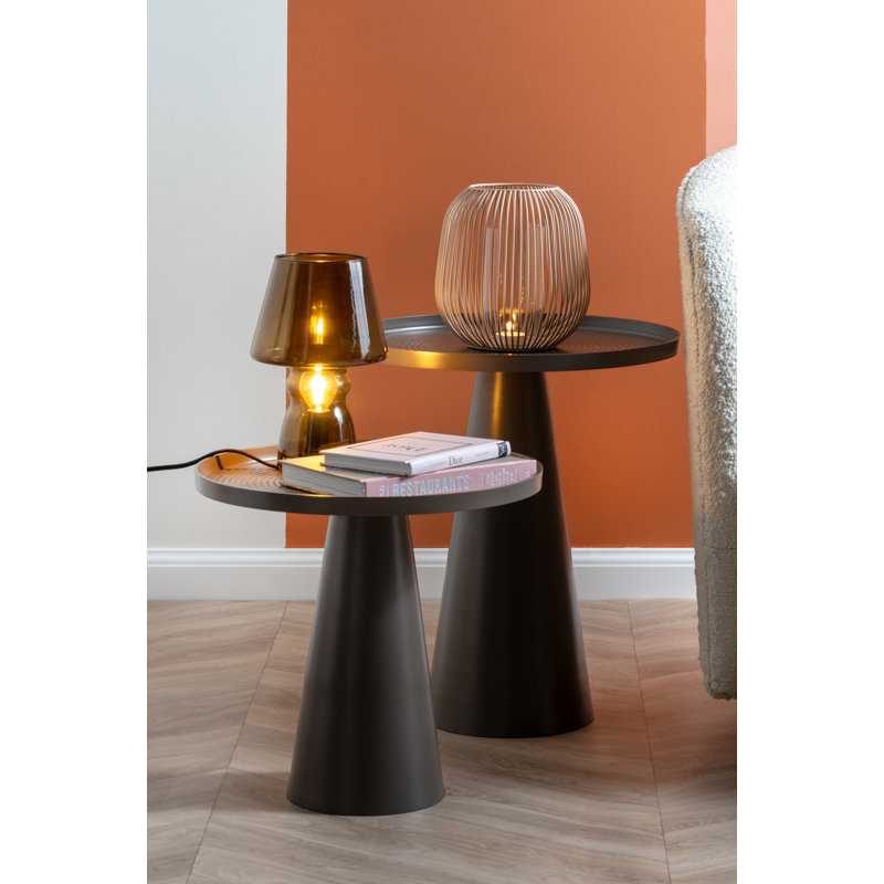 Glass Novelty Lamp, Moss Green