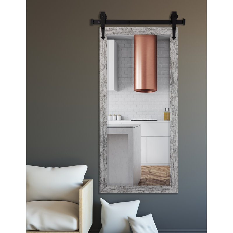 Neace Mirror, 31" H x 66" W, Silver