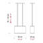 Blissy 1-Light Single Rectangle Pendant-9212070