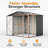 10x10FT Storage Shed-131283895