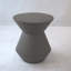 Table d'appoint moderne et robuste en faux terrazzo, parfaite pour une utilisation intérieure et extérieure, table de coin de jardin robuste et élégante
