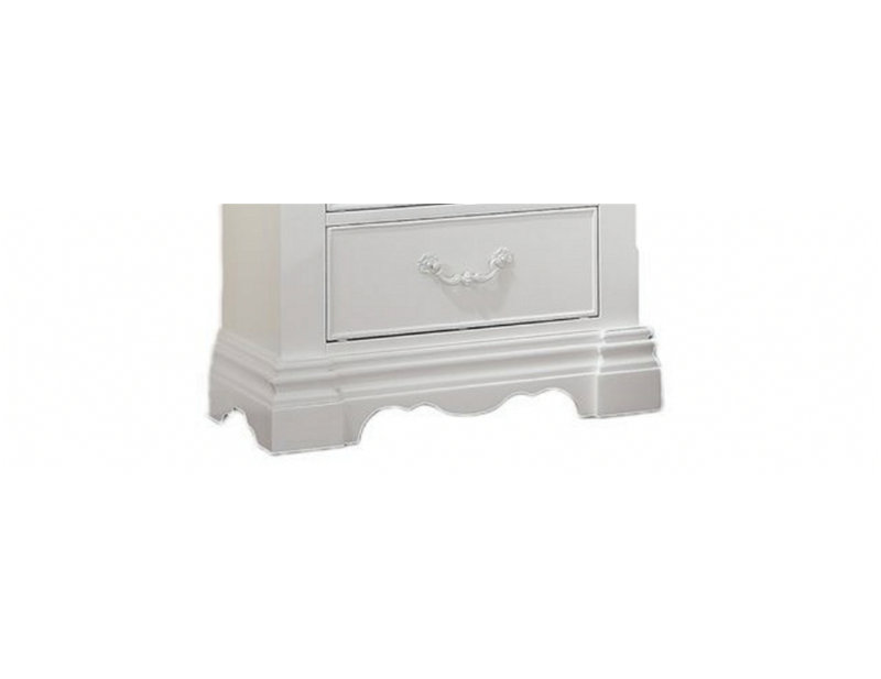 Table de chevet en bois avec 3 tiroirs