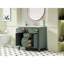 Meuble-lavabo moderne de 36 po, lavabo en céramique, 4 tiroirs, 2 armoires à shaker traditionnelles, trois portes pré-percées, lavabo à fermeture en douceur de 36 po, tiroirs pour articles, facile à installer-1363320312