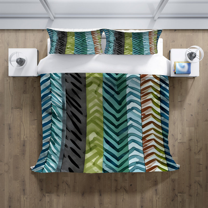 Ensemble de housse de couette, Housse de couette simple + 1 taie décorative pour