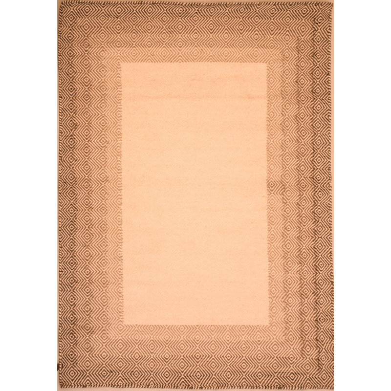 Peacham Geometric Wool Hand Woven Area Rug, Rectangle 140 x 200cm
