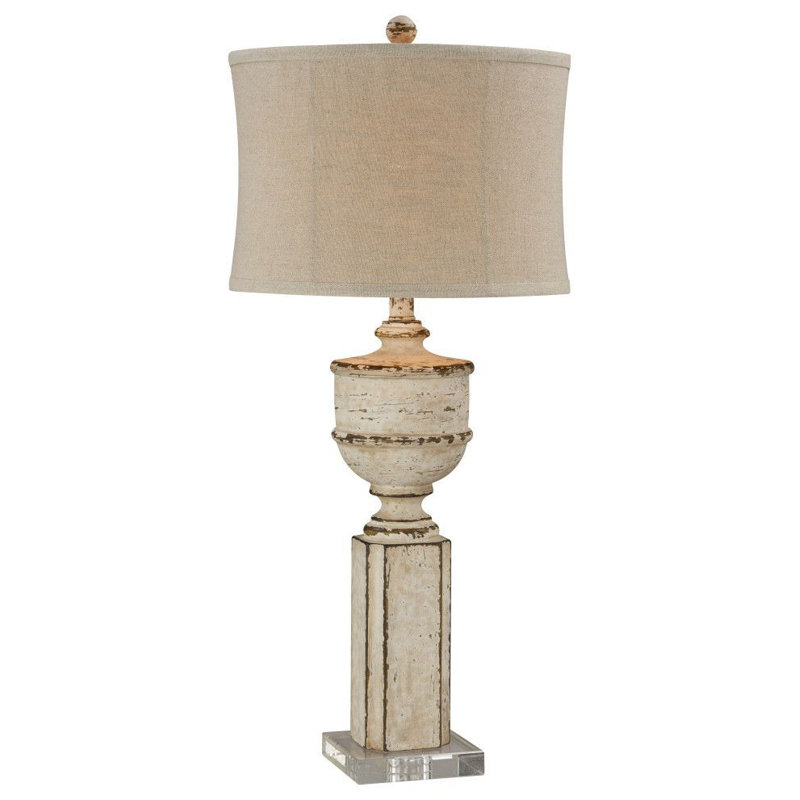Barnong 31.5" Off-White Distressed Table Lamp