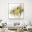 «Safran Abstract I», toile encadrée par Giant Art-1360105212
