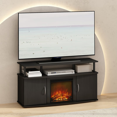 Crédence de rangement avec foyer électrique l 47,24 po Buckner
