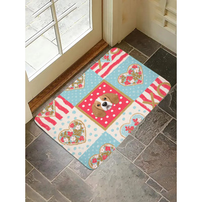 Tapis pour salle de bain Dog Heart