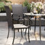 Chaises de patio Comfort, cadre en acier rotin Pe, ensemble de patio moderne