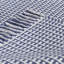 Tapis ivoire / bleu marine en coton tissé à la main Bester-19562537