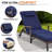 Outdoor Lounge Chairs Set Of 2 With 6 Adjustable Position Backrest 115-180° For Poolside, Backyard, Lawn, Deck-356319090