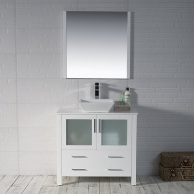 Ensemble de meuble-lavabo simple 36 po Mance