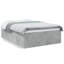 Vidaxl Bed Frame Concrete Grey Engineered Wood-1913382071
