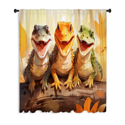 Swamp Animal Blackout Curtain