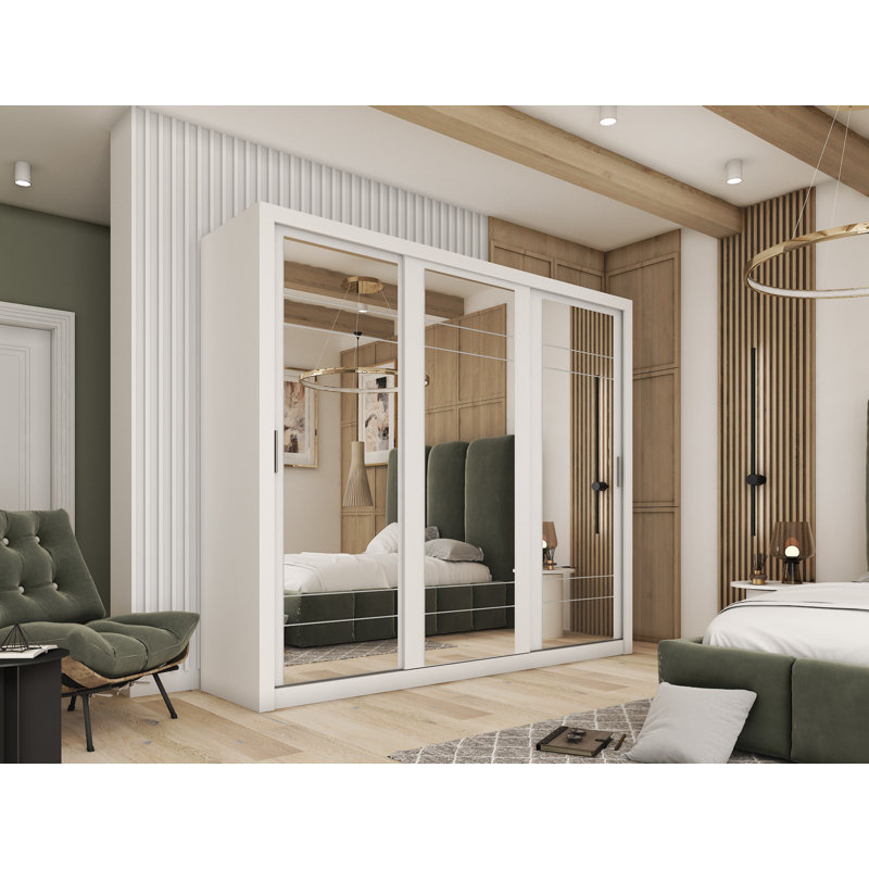 Creekbluff 3 Door Wardrobe, White
