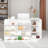 L-Shaped Reception Desk With Opening Shelves