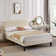 Auxter Adjustable Upholstered Head Height Bed Frame