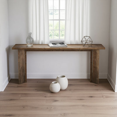Table de vestibule en bois, console chic, table de canapé, table de vestibule