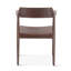 Chaise avec accoudoirs Celio en brun
