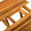 Table pliante en bois pour l'extérieur, réglable et légère, idéale pour les rassemblements à l'extérieur