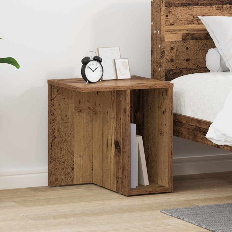 End Table, Old Wood
