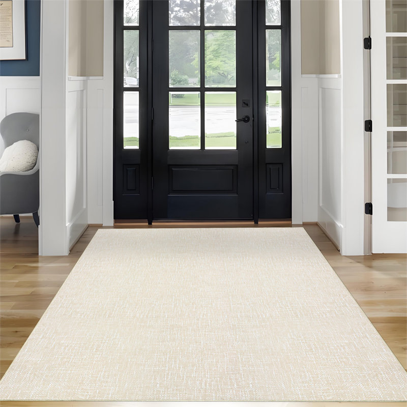 Modern Abstract Area Rugs for Living Room Soft Low-Pile Carpet Washable Rugs Indoor Foldable Printed Textured Floor Carpet Non Slip Mat Rug for Office Dining Room