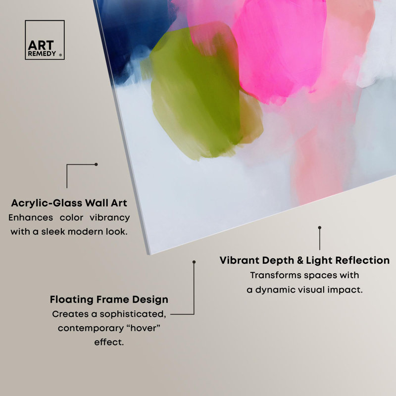 Décoration murale pastel Neon Cloudscape I par Art Remedy, H 12 po x l 12 po