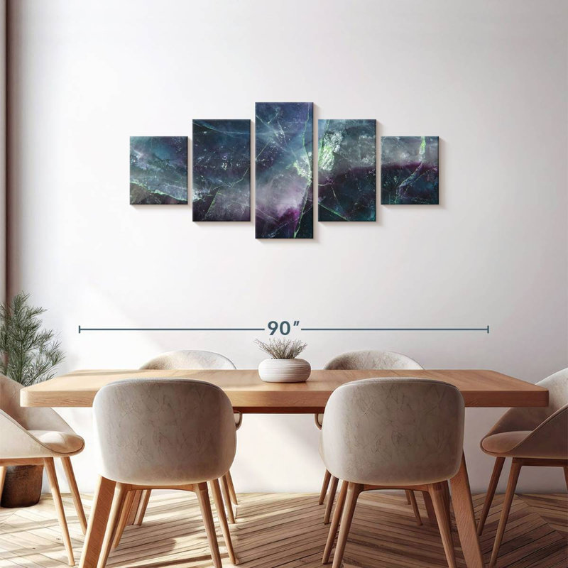 Fluorite Stone, 30" H x 68" W