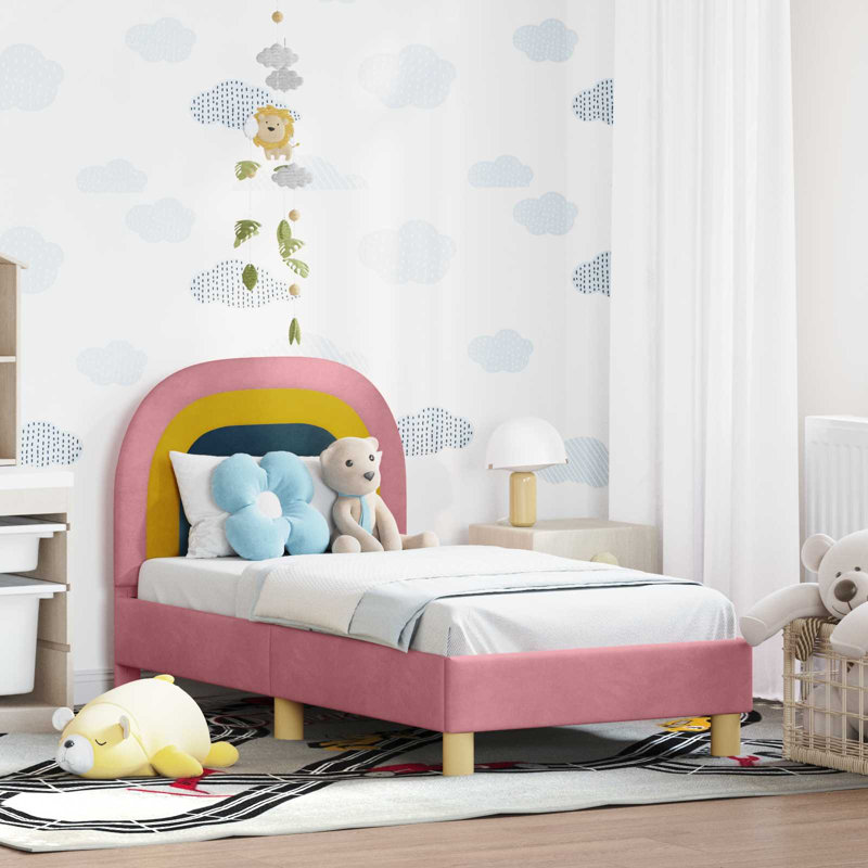 Bed Frame, Cot Bed / Toddler (70 x 140cm), Pink