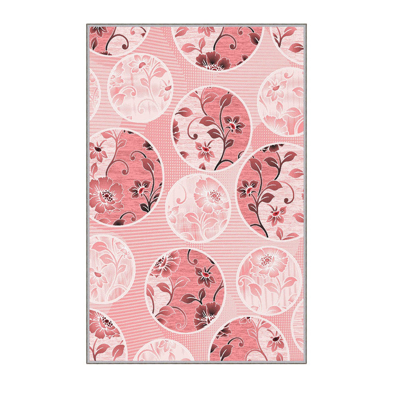 Premium Hall Carpet, 2.6 x 9.8 ft, 100% Polyester, 0.3 in Pile Height | Antibacterial, Non-Slip PVC Felt Dot Underside | Machine Washable, 3D Digital Printing | Durable & Stylish for Home Décor