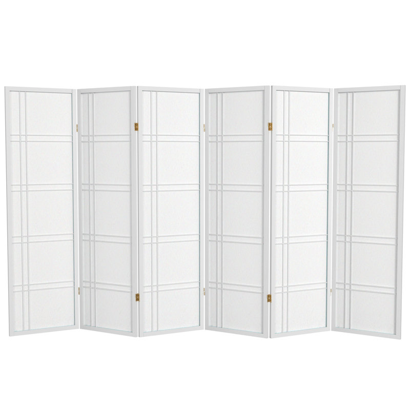 Cloison pliante Keitez, Blanc, 6