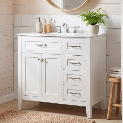 36 Inch Bathroom Vanity With Sink Combo