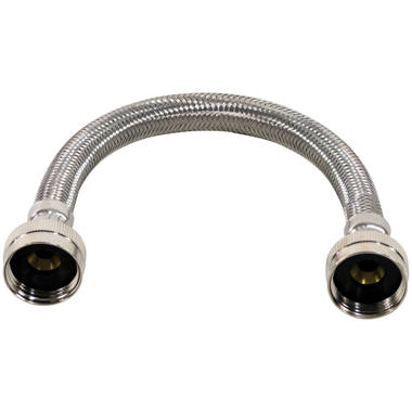 Faucet Supply Lines 3/8 to 3/8 Female Compression Thread 1 Pair, ARCORA  16“ Faucet Hose Connects Kitchen Bathroom Sink to Water Supply