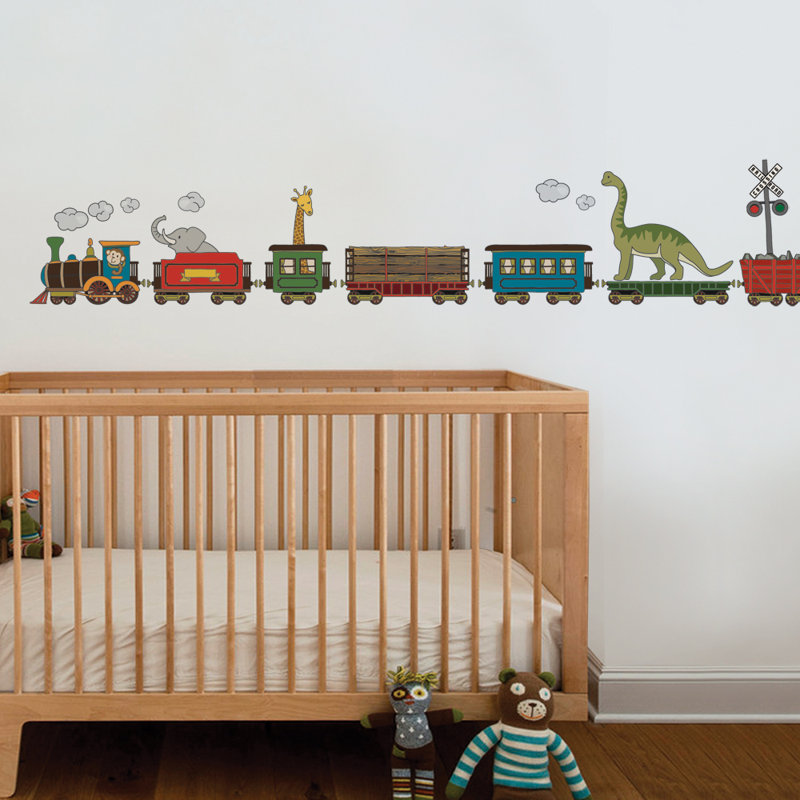 Adhésif décoratif trains