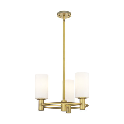 Crown Point 3 Light Stem Hung Pendant