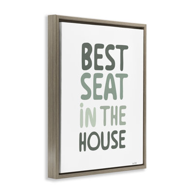 Green Best Seat in House Floating Frame, design by House Fenway