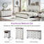 Commode 5 tiroirs avec grand espace de rangement Quan Farmhouse H 48 po, blanc / brun-1866130636