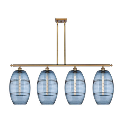 Luminaire suspendu rond / ovale pour îlot de cuisine à 4 lumières Dundrod