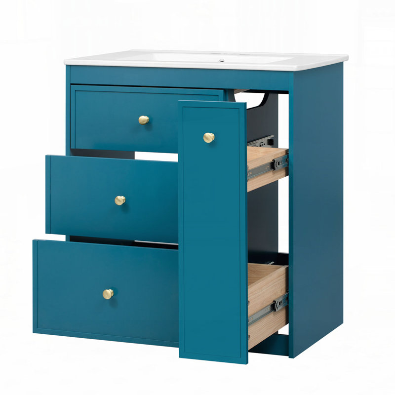 Meuble-lavabo 30 po avec lavabo en céramique