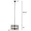 Lustre tambour 4 lumières Edmeo