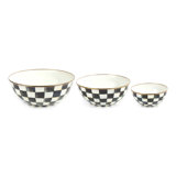 Check Mixing Bowls, 3 - Piece Set